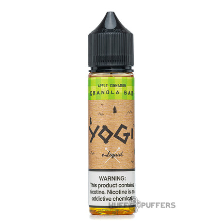 yogi apple cinnamon granola bar 60ml e-juice bottle