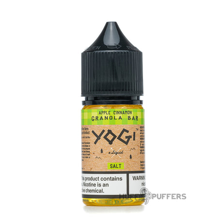 yogi salt apple cinnamon granola bar 30ml e-juice bottle