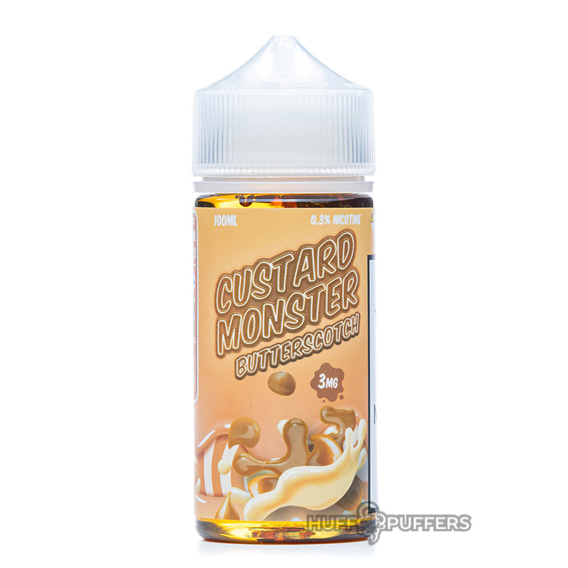 Butterscotch E Juice Custard Monster 100mL Huff Puffers