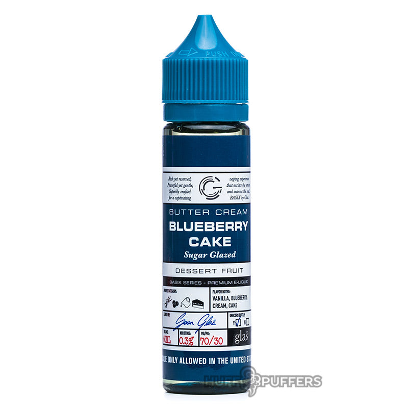Glas Basix - Blueberry Cake 60ml E-Juice – Huff & Puffers