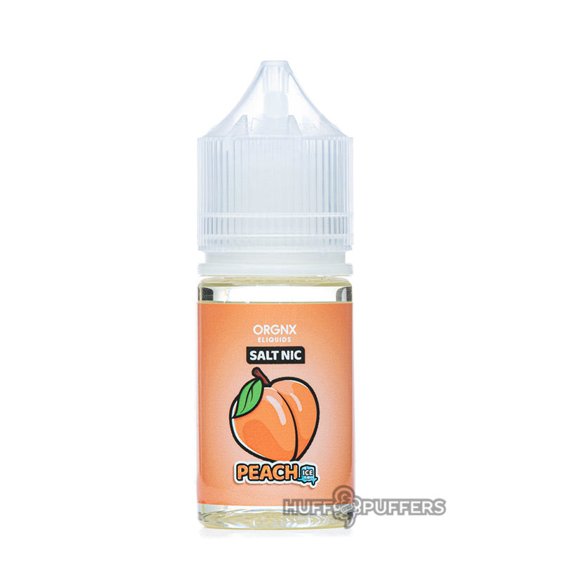 ORGNX Salt Peach Ice 30mL Huff Puffers