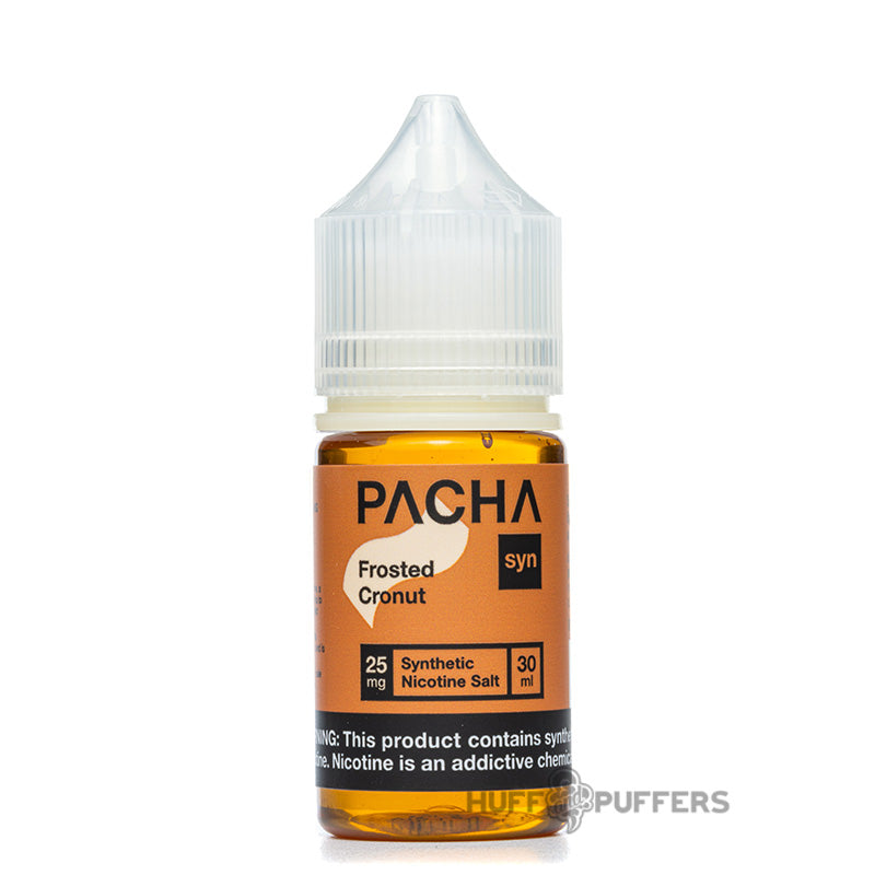 pacha syn salt frosted cronut 30ml e-juice bottle