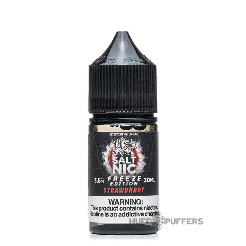 ruthless salt nic freeze edition strawberry 30ml e-juice bottle