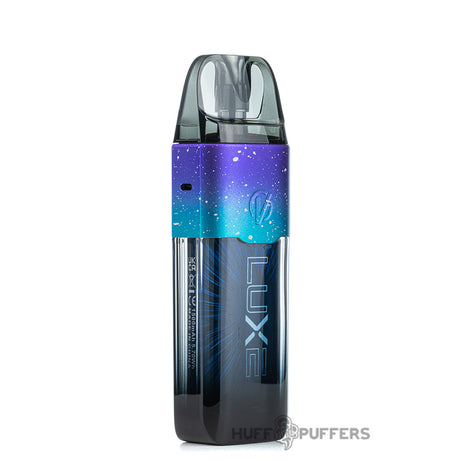 vaporesso luxe xr pod system galaxy purple side view